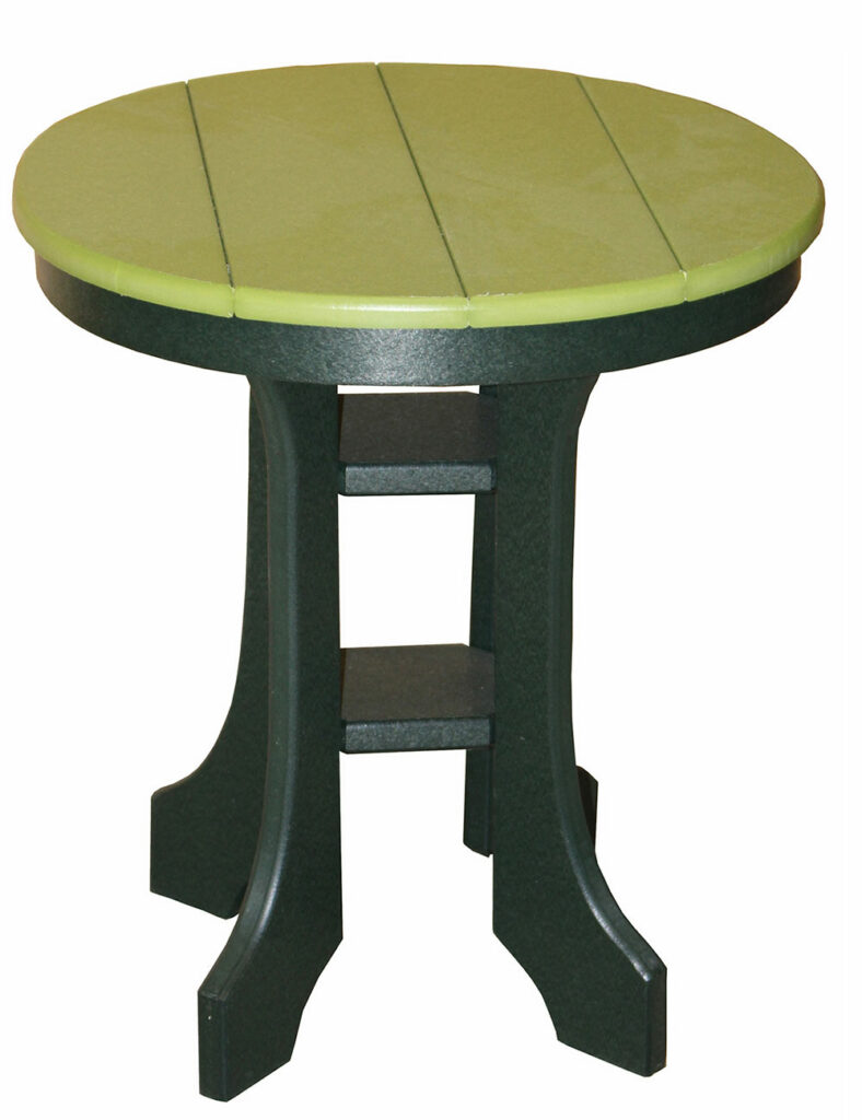 Outdoor Round End Table | Prairie Patio Furniture