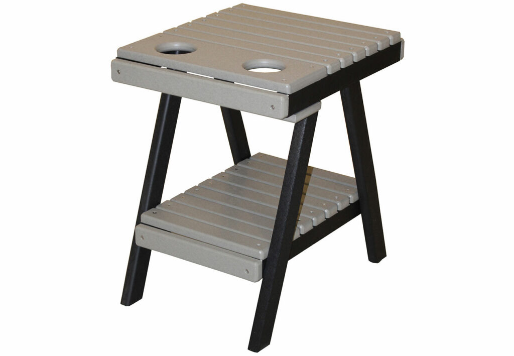 91 Slatted End Table Rszd